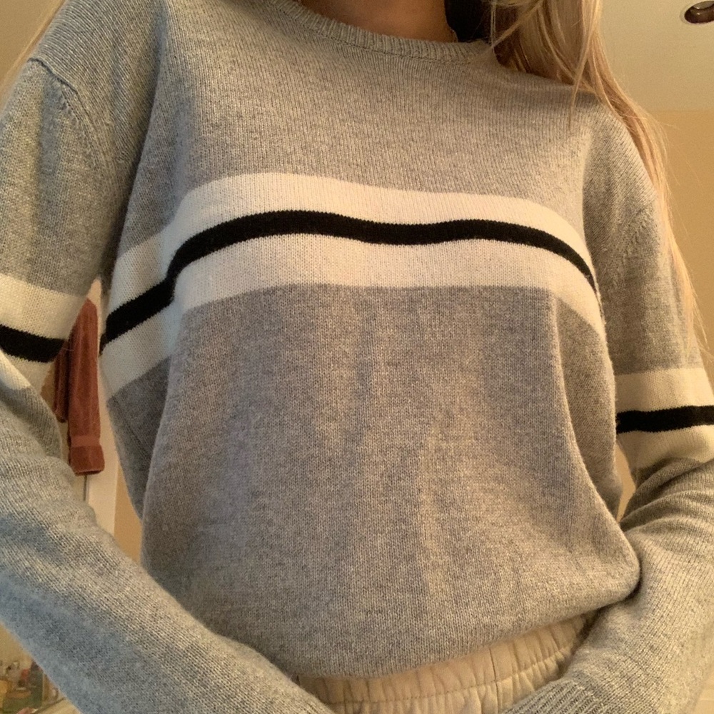 brandy striped sweater